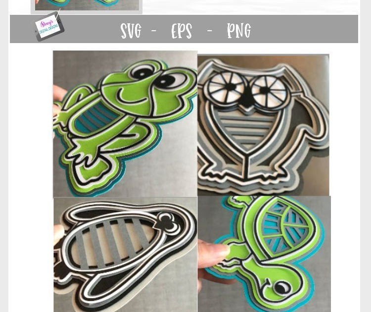 Layered Owl Mandala Svg For Crafters - SVG Layered