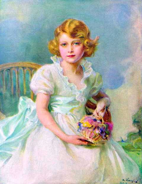 Princess Elizabeth of York (Queen Elizabeth II of England) at the age of 7 Princess Elizabeth of York (Queen Elizabeth II of England) at the age of 7