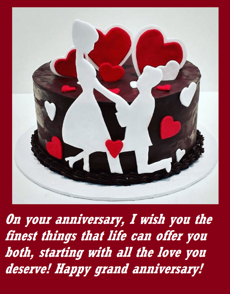 Happy Anniversary Cute Cake Messages