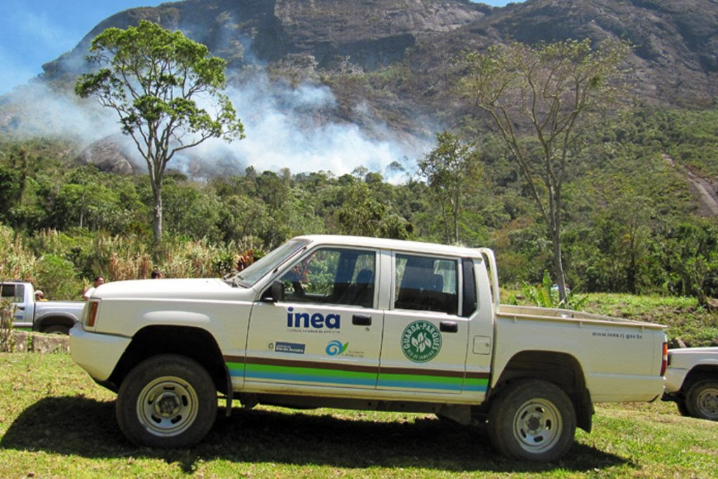 Os veículos do Serviço de Guarda-Parques do INEA foram adquiridos com recursos do FMA. Foto: André Ilha