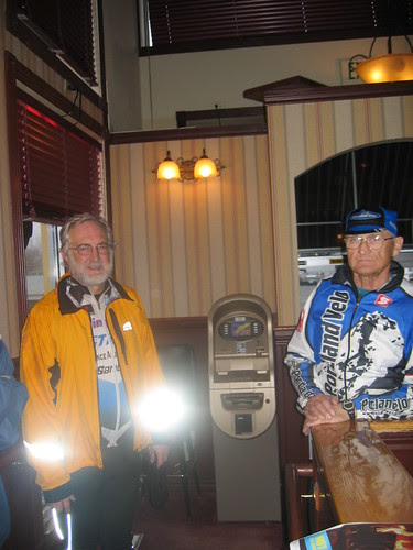 Dan (who rode) and Einar (who had better sense) at Madison's