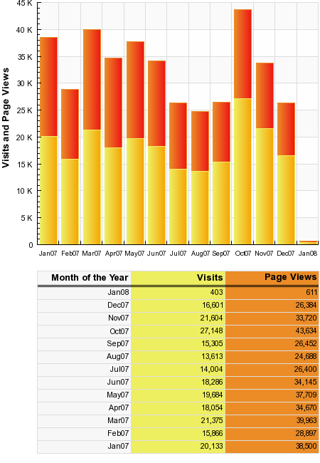 Visitor&PageView2007