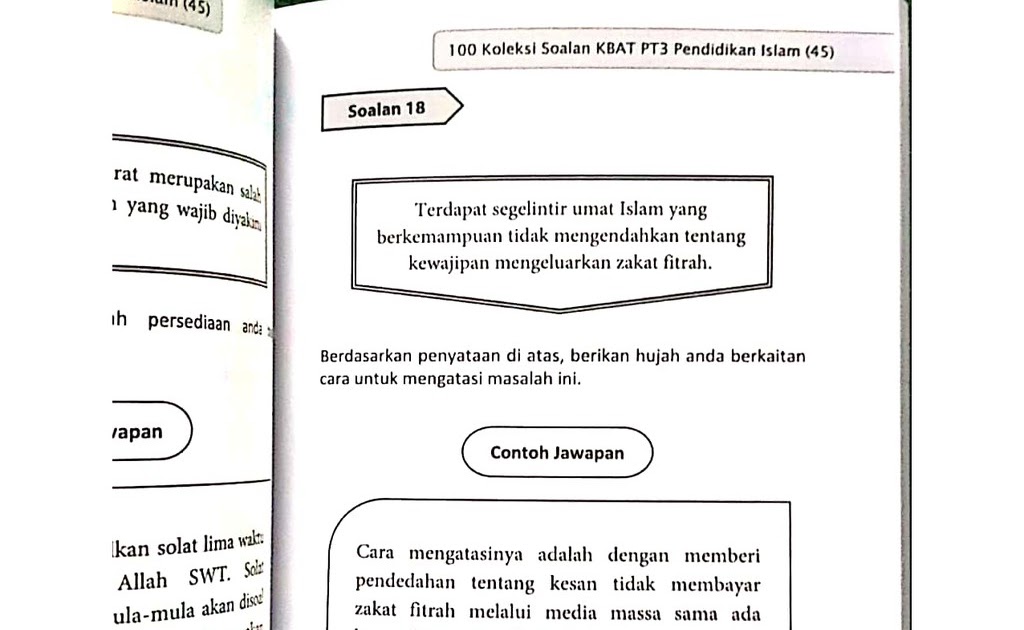 Soalan Pendidikan Islam Tingkatan 1  Jiran