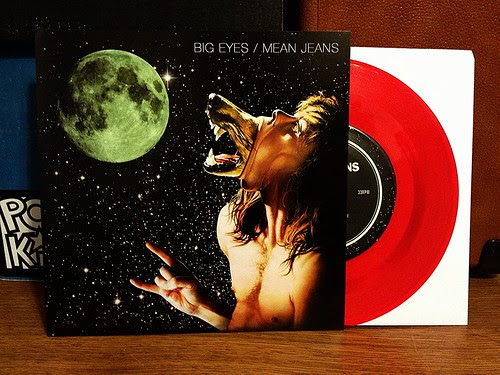Big Eyes / Mean Jeans - Split 7" - Red Vinyl (/200) by Tim PopKid