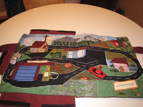 Boys Travel Game Bag - Turns into a Village Map to play on