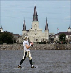 Breesus walks on water