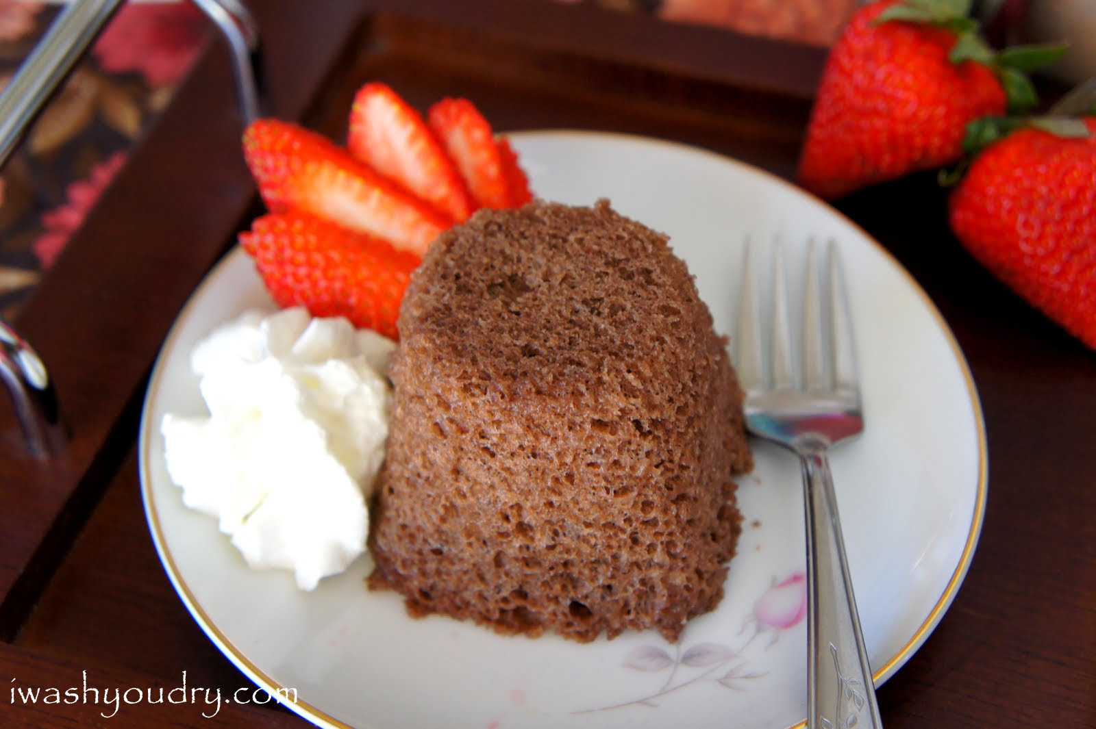 Microwave Chocolate Mug Cake (2 ingredients)