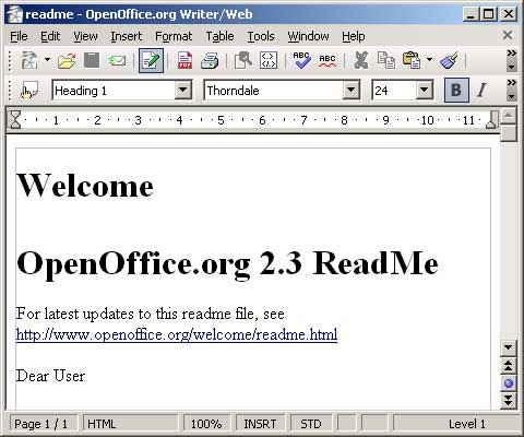 文档工具：Open Office