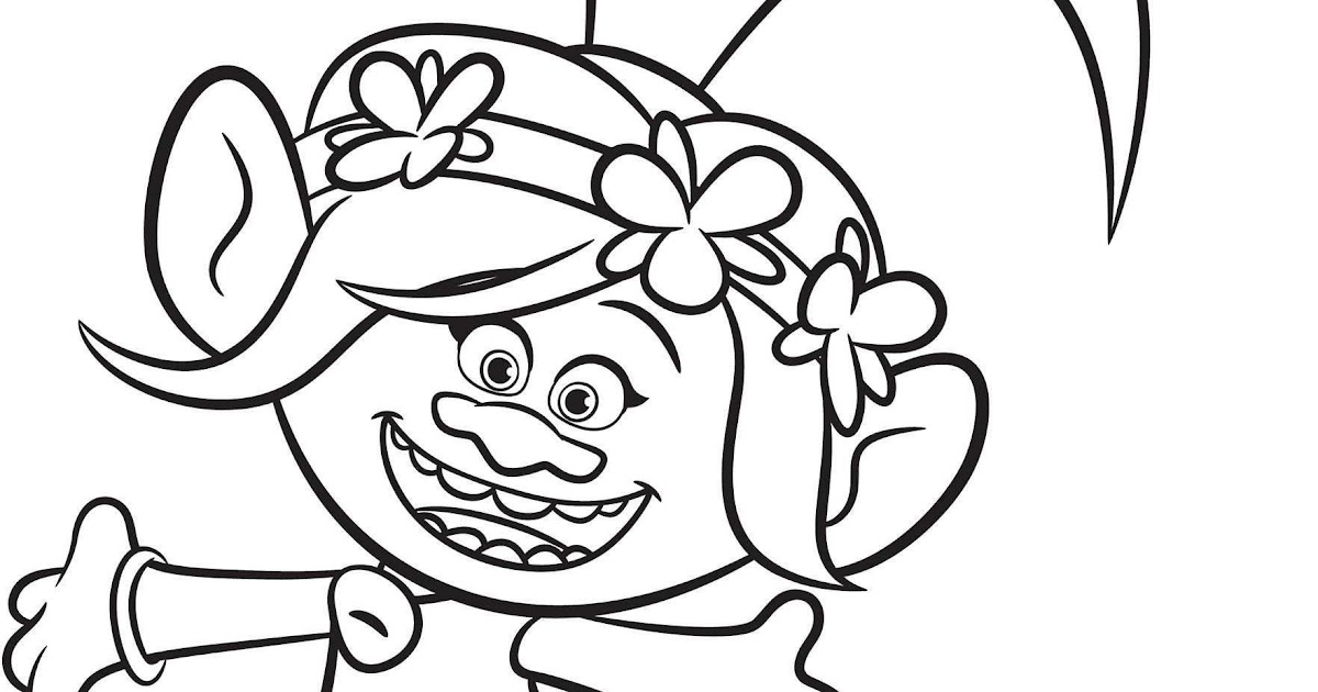Trolls Coloring Pages Barb | Coloring Page Blog