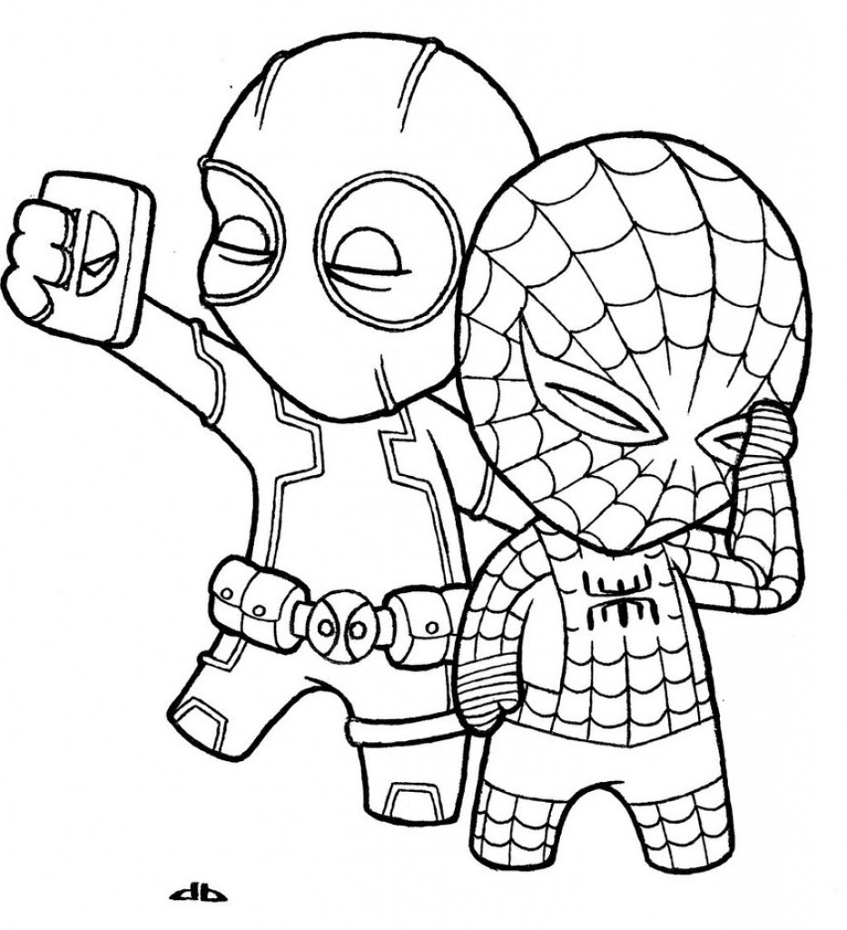 35 Trends For Easy Deadpool Drawing Cartoon Barnes Family