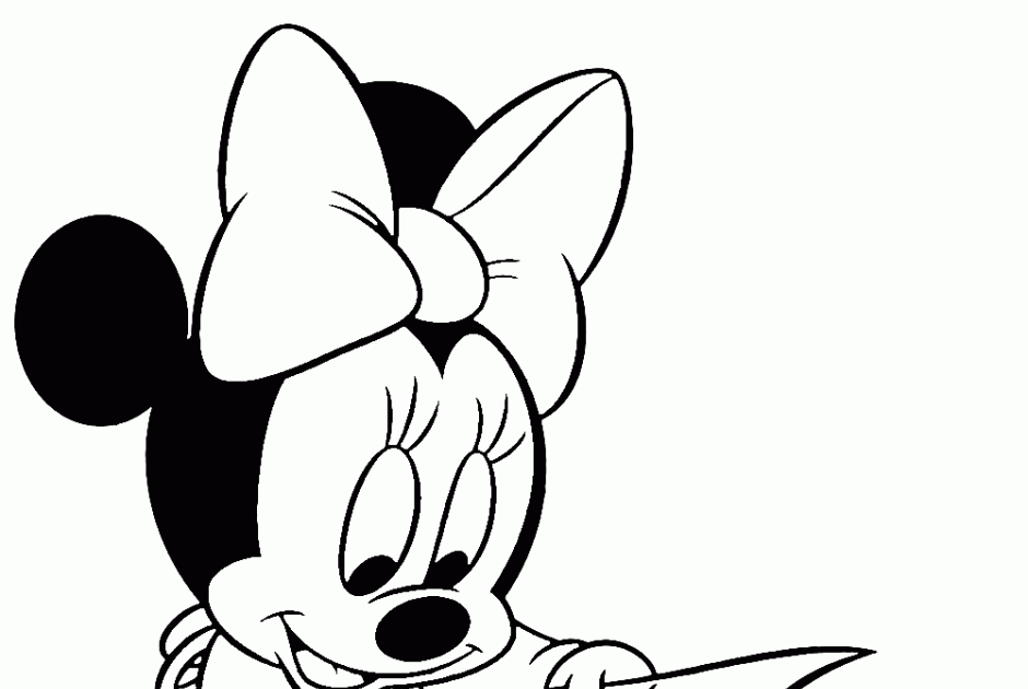 Baby Minnie Mouse Easter Coloring Pages / Minnie Mouse Coloring Pages