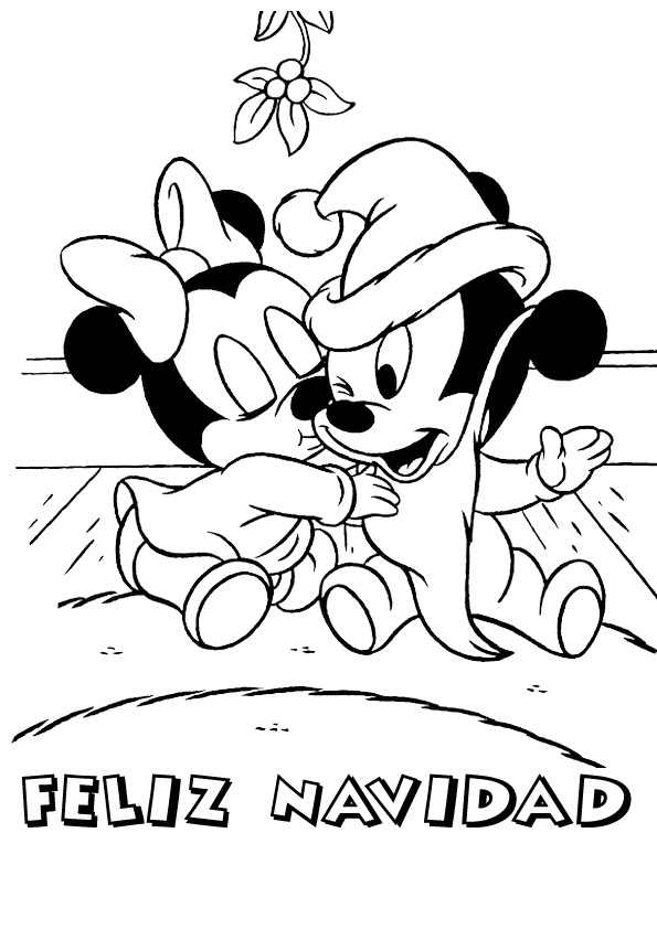 Dibujos Disney Navidad para colorear e imprimir gratis Dibujos Disney Navidad para colorear e imprimir gratis