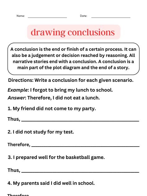 Download Drawing Conclusions Activities For 5th Grade Library Genesis 