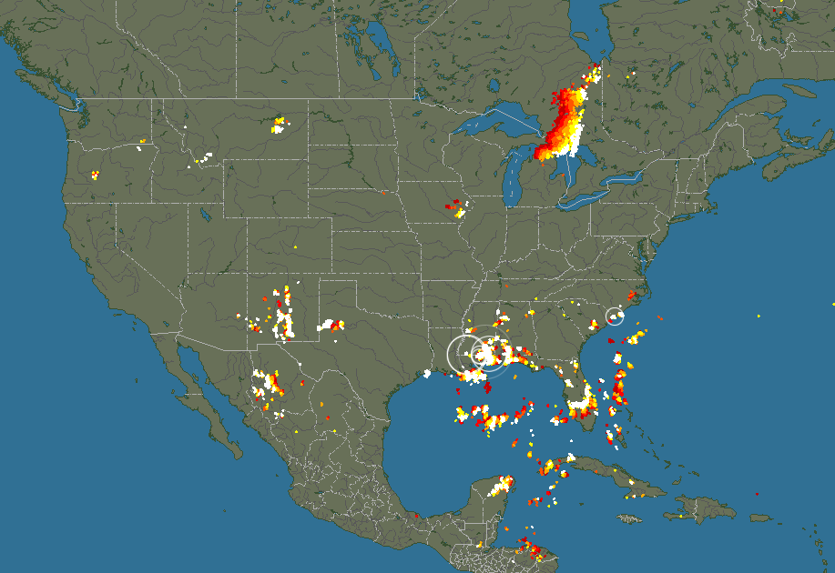 Карта молний в реальном времени. Карта молний. Как показать на карте динамичное явление.