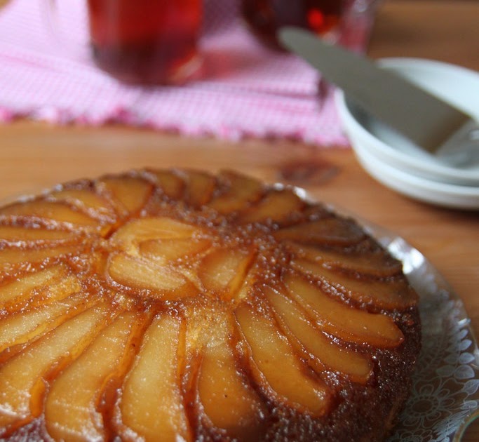 Monsoon Spice Unveil The Magic Of Spices Caramel Pear Upside Down Cake A Guest Post By Nisha Look Who S Cooking Too