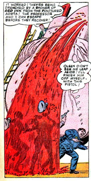 'Aorta get outta here before he thinks up another heart pun!'
