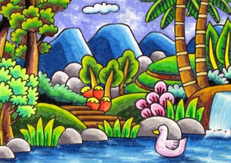 Gambar Flora Fauna Dan Alam Benda Yang Mudah Digambar Gambar Flora Fauna Dan Alam Benda Yang Mudah Digambar