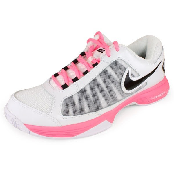 Women`s Zoom Courtlite 3 Tennis Shoes White/Polarized Pink - Perla ...