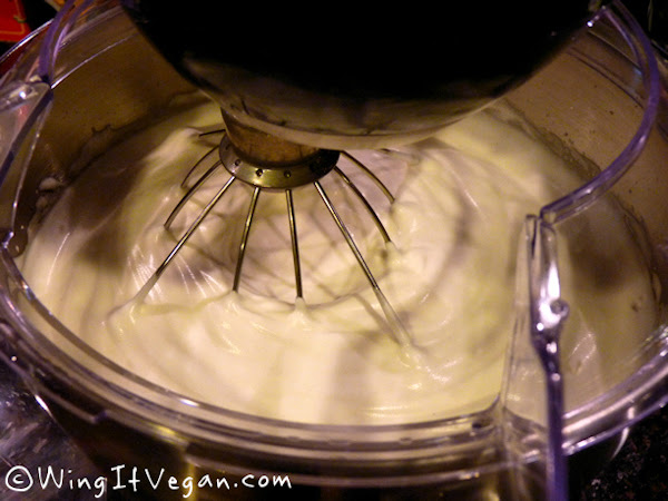 Flax Meringue - Almost done!