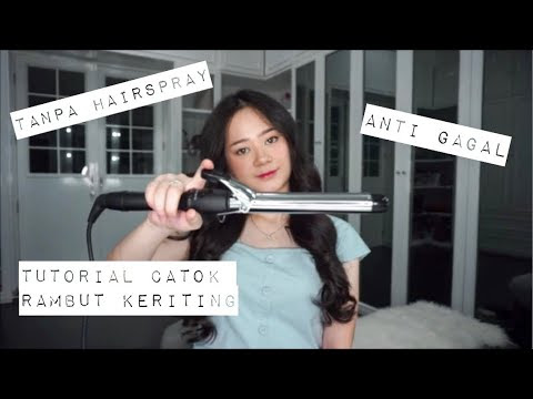 Cara Membuat Rambut Keriting Gantung Menggunakan Catokan - Kreatifitas