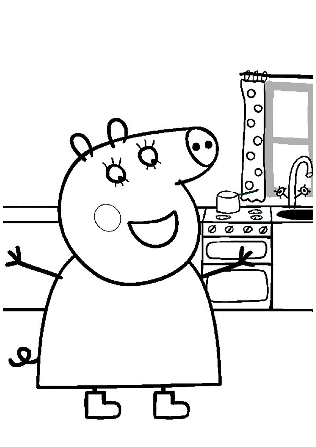 Nieuw Kleurplaat Peppa Pig Verjaardag | Krijg duizenden ...