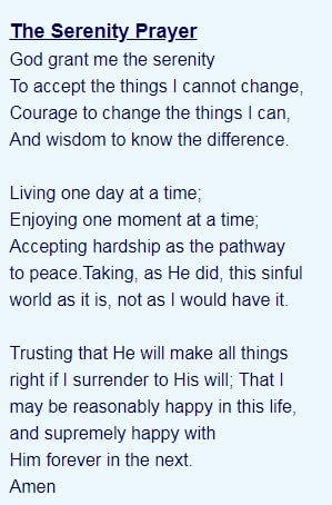 Aa Third Step Prayer - change comin