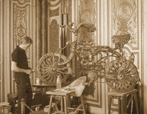 Boris Indrikov’s medieval bicycle from Château Gaillard
