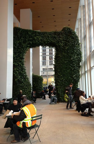 Interior garden near 42nd St.