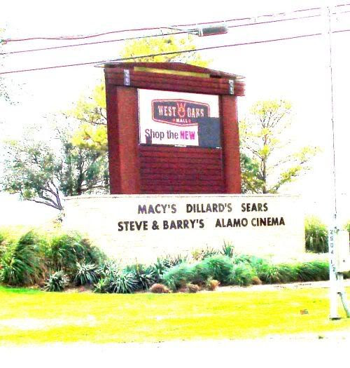 West Oaks Mall Sign
