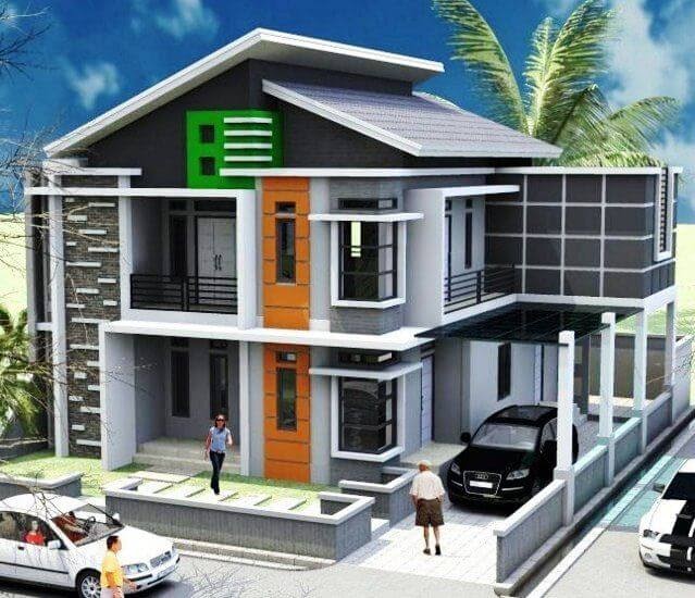 14 Rumah minimalis 2 air