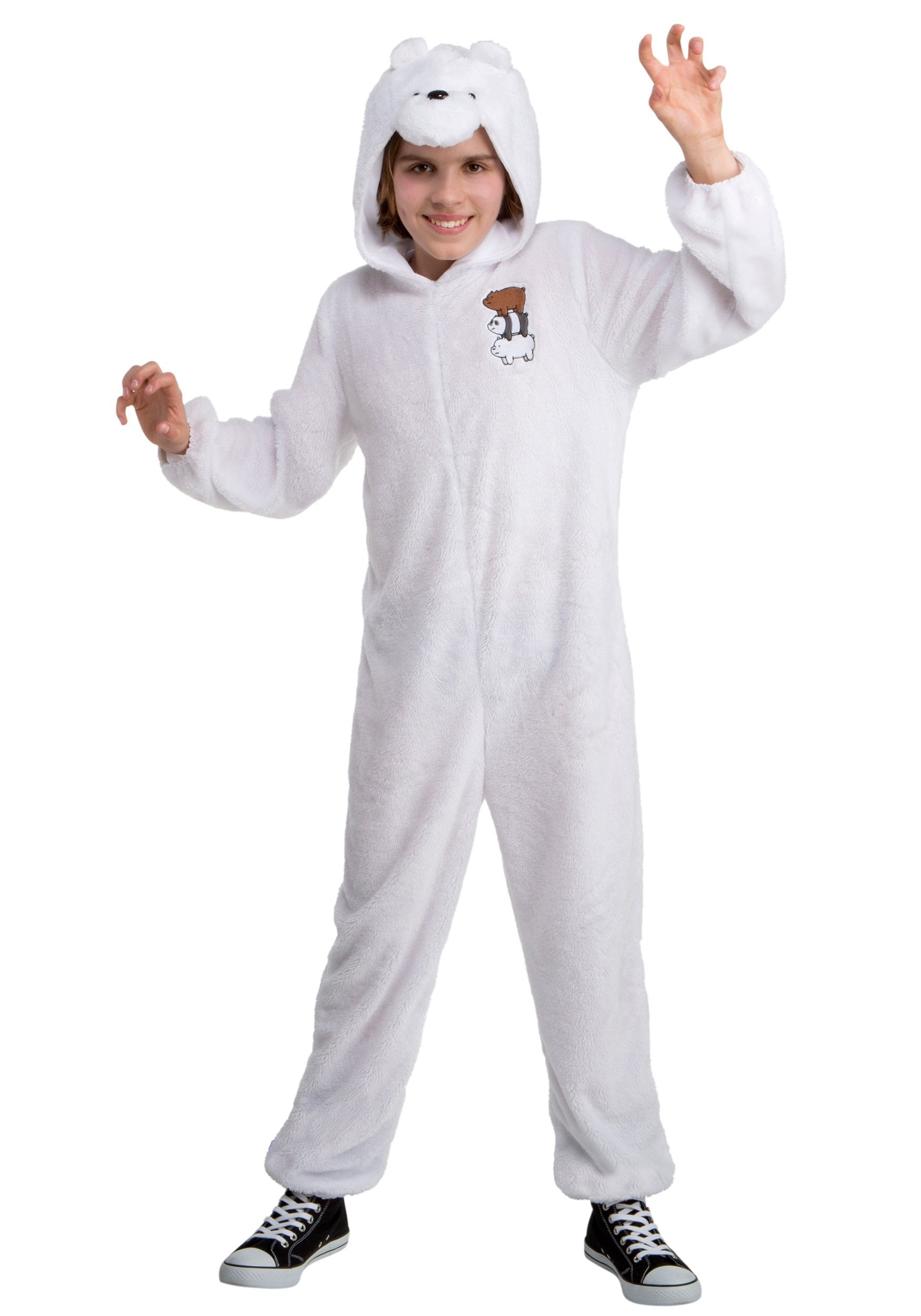 E Promo Code: Ice Bear We Bare Bears Kid Costume, White, Size 8/10 | LF ...