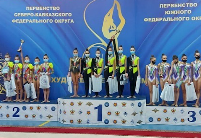 РИА Калмыкия - Калмыцкие гимнастки взяли серебро на Первенстве ЮФО и СКФО