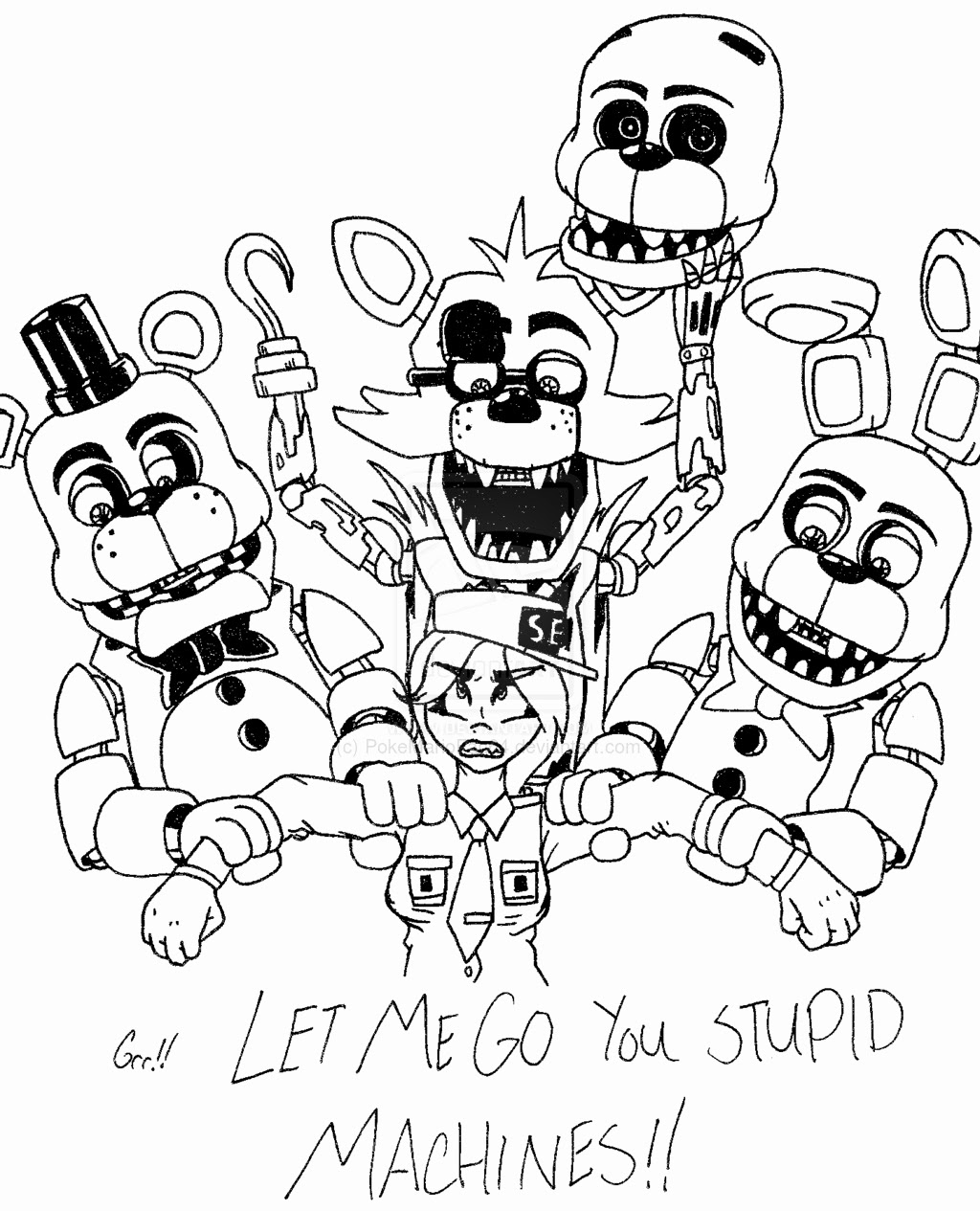 Download 339+ Five Nights At Freddys S Coloring Pages PNG PDF File