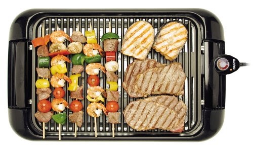sears grills: Sanyo HPS-SG3 200-Square-Inch Electric Indoor Barbeque