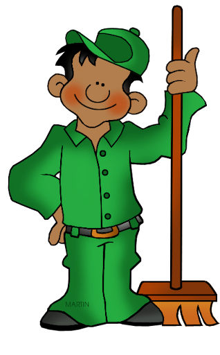 Occupations Clip Art by Phillip Martin, Custodian