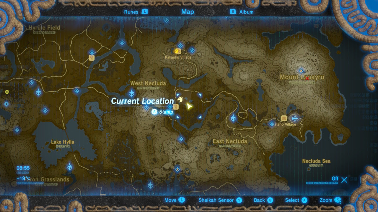 Game Ghost Warrior: legend of zelda breath of the wild all memory locations
