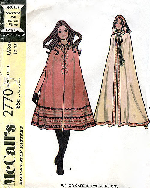 ADORED VINTAGE: Vintage Sewing Pattern of the Day: Vintage 1970s Full ...