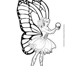 Dibujos De Barbie Y Las 12 Princesas Bailarinas Para Colorear - Para