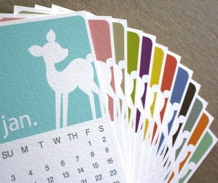 2010 CALENDAR - Mini Deer Series (Printable)