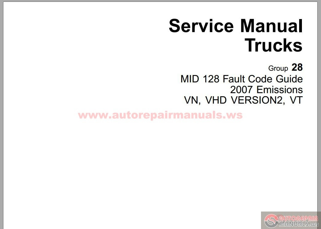 Volvo Truck Fault Code List 2018 Volvo Reviews