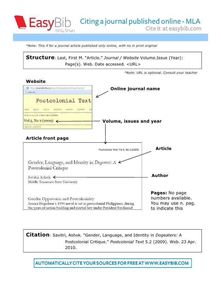 Easybib Apa Citation Generator