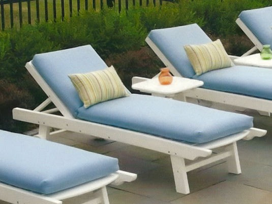 Seaside Casual Kingston Chaise Lounge - patio furniture and