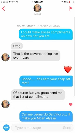 good tinder one liners