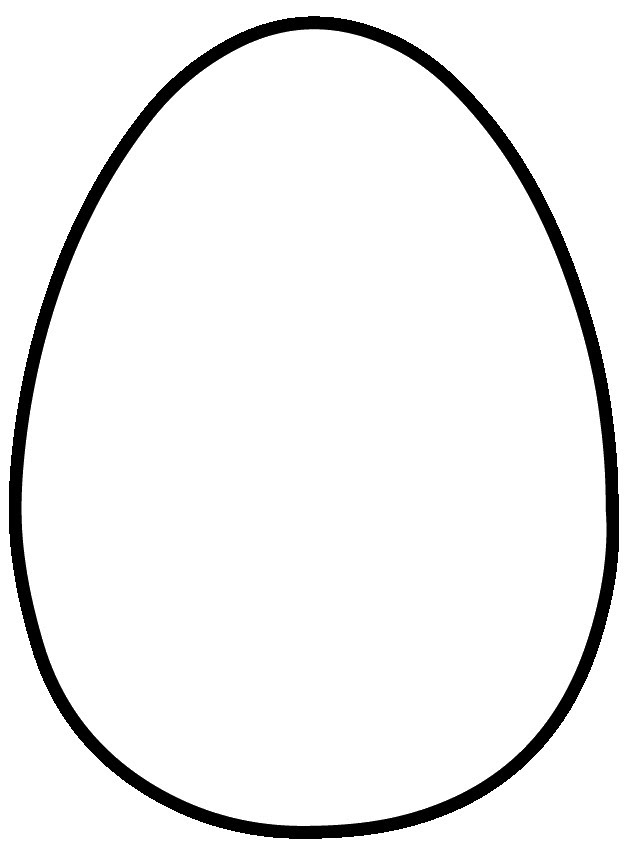 Big Egg Templates Easter Eggs Template ClipArt Best / See more