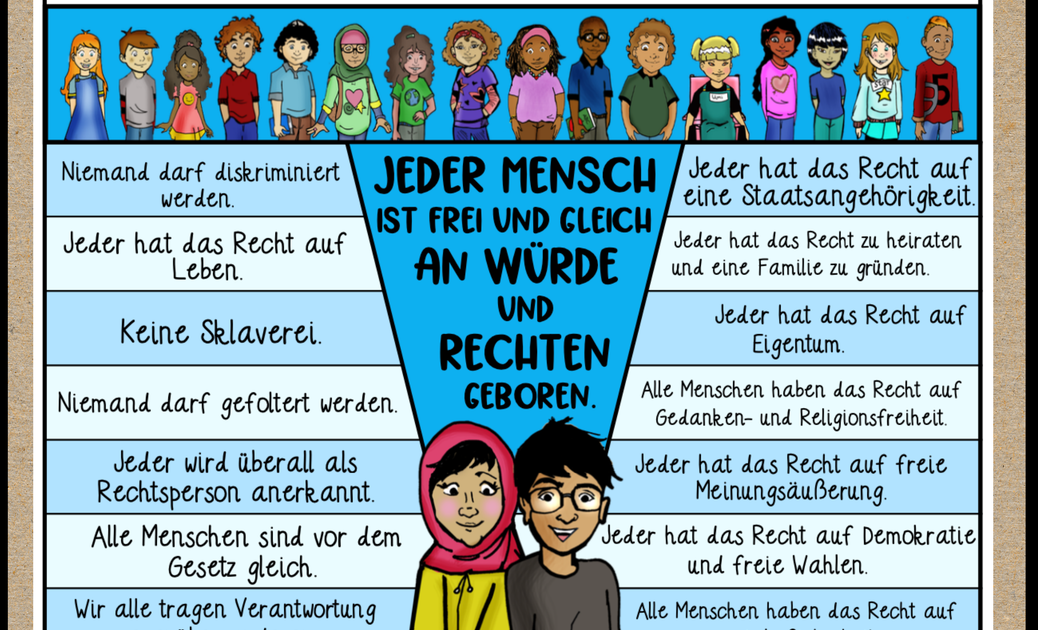 Kinderrechte Unterrichtsmaterial Kostenlos - Mark Clifford Schule