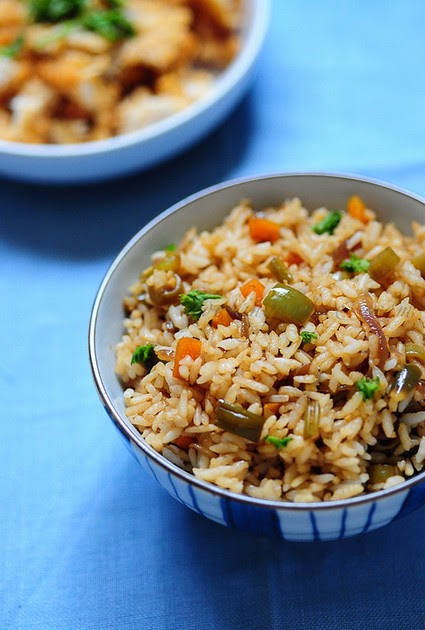 Pakistani Recipes: Vegetable Fried Rice Recipe-Indian-Chinese Veg Fried ...