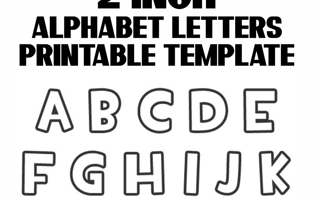 6 Inch Alphabet Stencils Printable : Capital letters printed from web ...