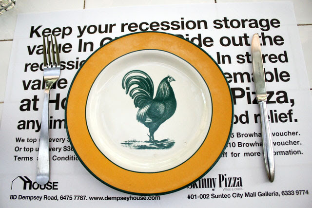 Eclectic vintage crockery