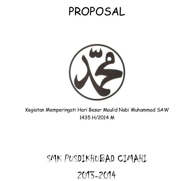Proposal Maulid Nabi Muhammad Saw 2018 Jalan Kutai B