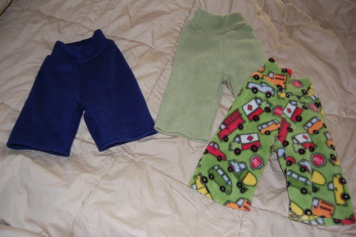 Fleece Longies for Marek